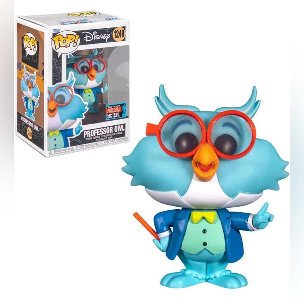 Funko Pop Disney Professor Owl Figure.